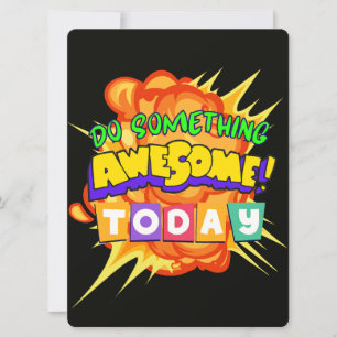 TARJETA FESTIVA ALIEN, UNIVERSO, ROCKETSHIP, PLANETA Y ASTRONAUTAS