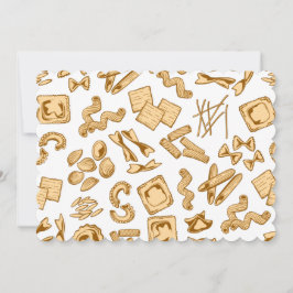 Tarjeta Festiva Alimentos y Platos Italianos Más Populares, Risott