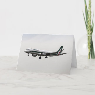 Tarjeta Festiva Alitalia Embraer 190