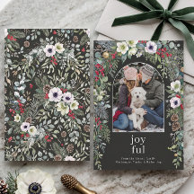 Allegre Arco Botánico Navideño Personalizado Foto
