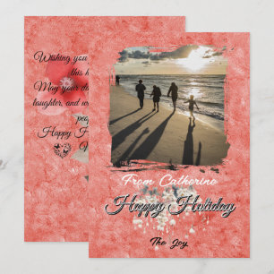 Tarjeta Festiva Almohadón cuadrado personalizable – 40 cm x 40 cm