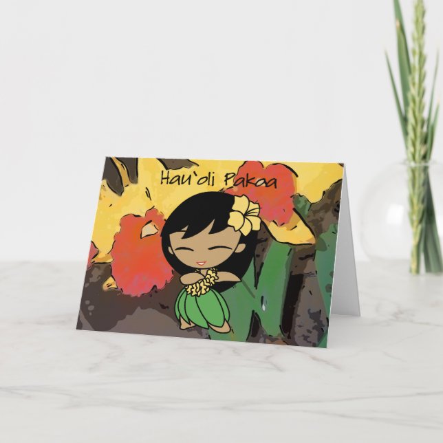 Tarjeta Festiva Aloha Honeys Easter Cards (Anverso)