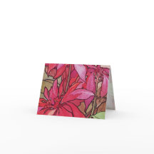 Alphonse Mucha Poinsettias Navidades Cartas de Not