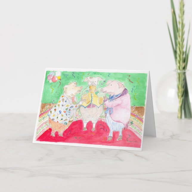 Tarjeta Festiva Alternativa a los Navidades - ¡Hogmanay! (Anverso)