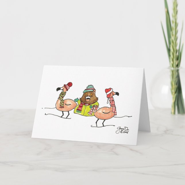 Tarjeta Festiva Ama a tu prójimo (Anverso)