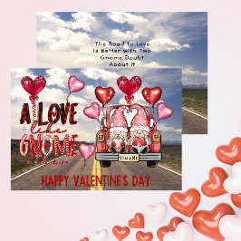 Tarjeta Festiva Ama Como Gnome Otro Feliz Día de San Valentín