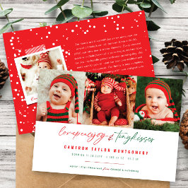 Tarjeta Festiva Ama la paz, alegría, pequeños besos, primeros Navi