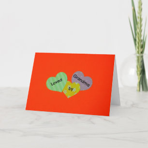 Tarjeta Festiva Amado por la abuela