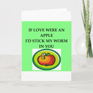 Tarjeta Festiva Amantes de APPLE