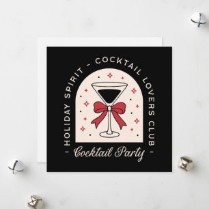 Tarjeta Festiva Amantes de cócteles fiesta divertido espíritu fest