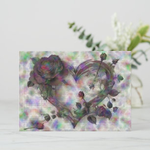 Tarjeta Festiva Amantes de la poesía romántica Abrazo eterno senti