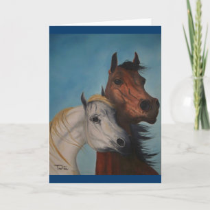 Tarjeta Festiva Amantes del caballo