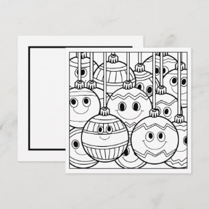 Tarjeta Festiva Amantes del colorido festivo Navidades bulbos