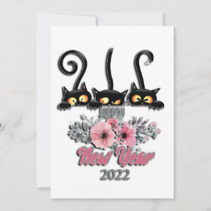 Tarjeta Festiva Amantes del felino 2022