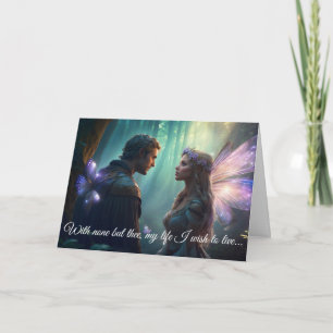 Tarjeta Festiva Amantes ocultos del bosque