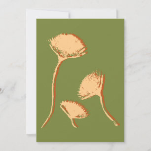 Tarjeta Festiva Amapola Pop