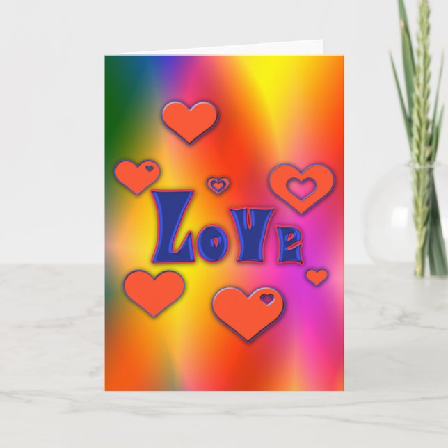 Tarjeta Festiva Amar (Anverso)