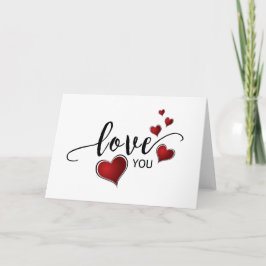 Tarjeta Festiva Amar a Valentine