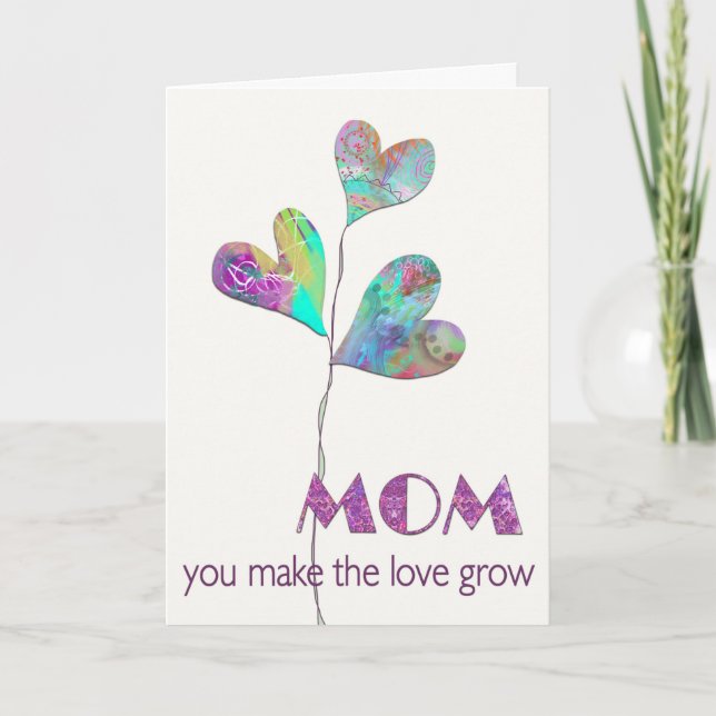 Tarjeta Festiva Amar crecer (Anverso)