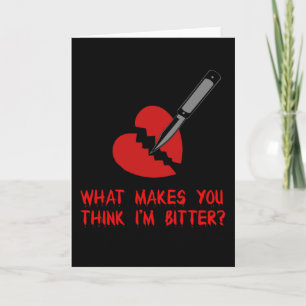 Tarjeta Festiva Amargo anti-San Valentín