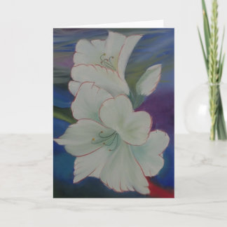 Tarjeta Festiva Amaryllis