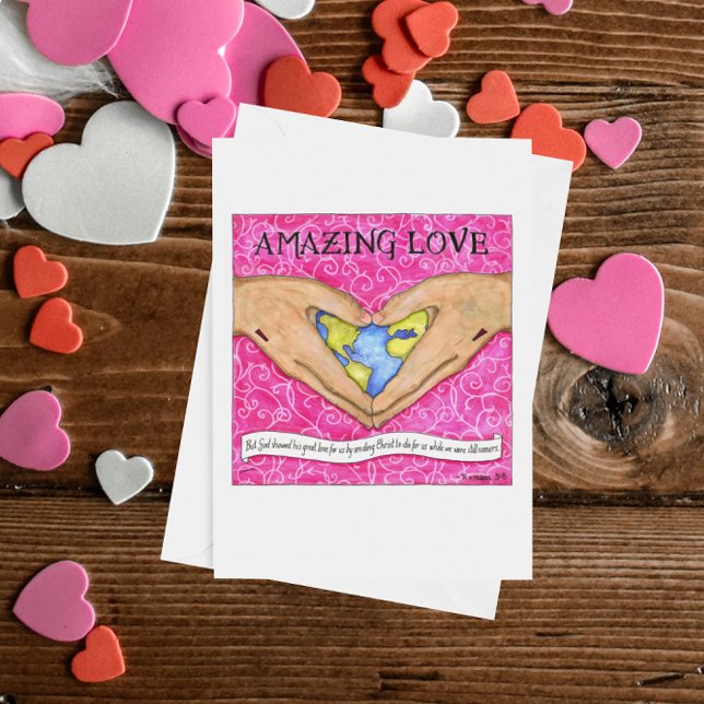 Tarjeta Festiva Amazon Love Christian Valentine Card (Subido por el creador)