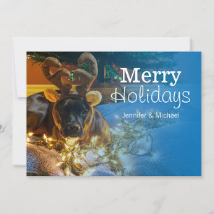 Tarjeta Festiva American Staffordshire Terrier