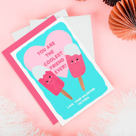 Tarjeta Festiva Amiga Más Genial Paleta Galentine's San Valentín