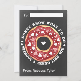 Tarjeta Festiva Amigo como tú, Día de San Valentín de aula