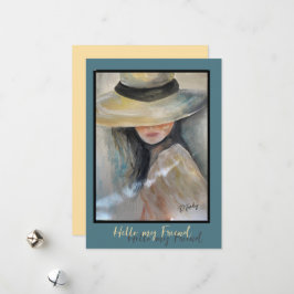 Tarjeta Festiva Amigos Notecard