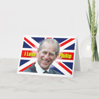 Tarjeta Festiva Amo a Philip