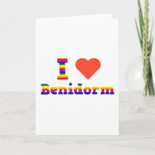 Tarjeta Festiva Amo Benidorm