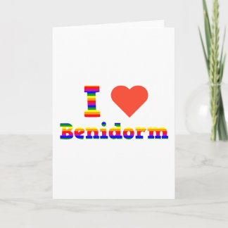 Tarjeta Festiva Amo Benidorm