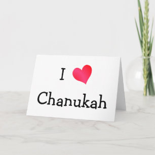 Tarjeta Festiva Amo Chanukah