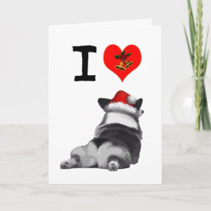 Tarjeta Festiva Amo Corgis
