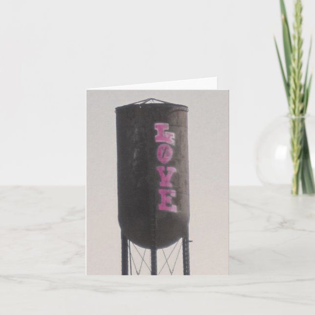 Tarjeta Festiva Amo el agua (Anverso)