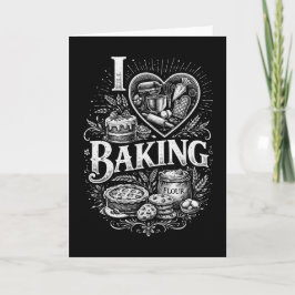 Tarjeta Festiva Amo la repostería