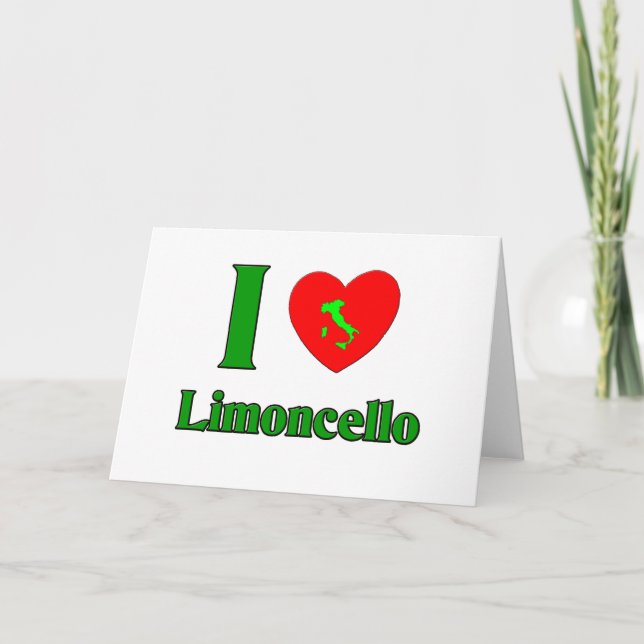 Tarjeta Festiva Amo Limoncello (Anverso)