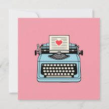 Amo mi máquina de escribir