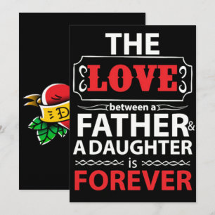 Tarjeta Festiva Amo Papá Tatuaje Regalo Perfecto Día del Padre 202