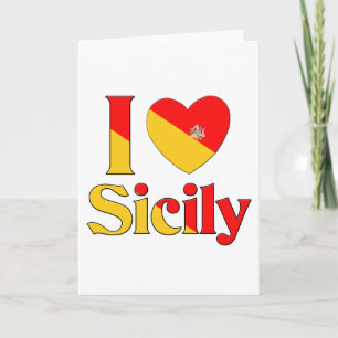 Tarjeta Festiva Amo Sicilia
