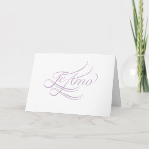 Tarjeta Festiva Amo Usted-Español