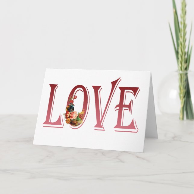TARJETA FESTIVA AMOR (Anverso)