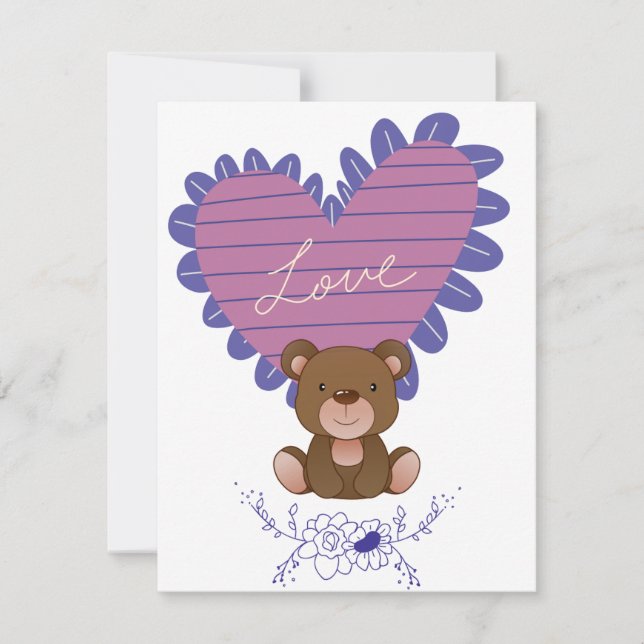 TARJETA FESTIVA AMOR (Anverso)