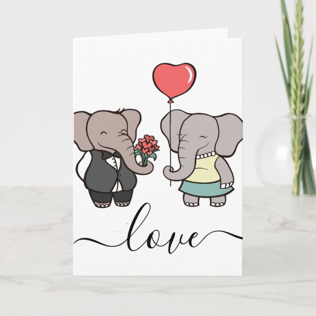 Tarjeta Festiva amor (Anverso)