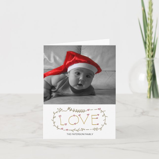 TARJETA FESTIVA AMOR (Anverso)