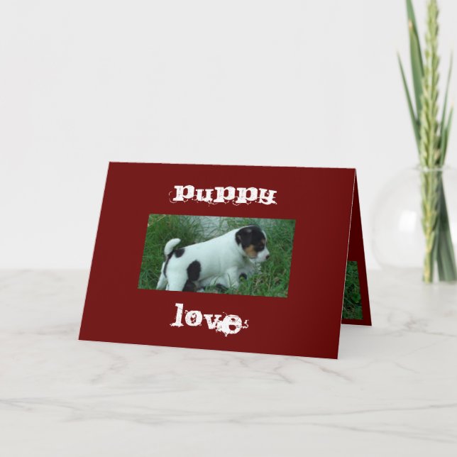 Tarjeta Festiva Amor adolescente (Anverso)