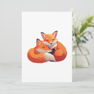 Tarjeta Festiva Amor Adorable: Designios animales del Día de San V