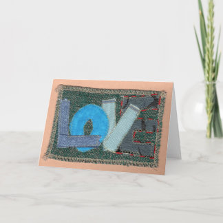 Tarjeta Festiva Amor azul