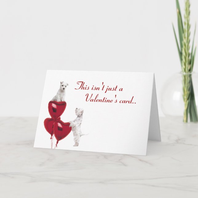 Tarjeta Festiva Amor Cachorro En Un Sobre - Segunda Versión Nueva (Anverso)